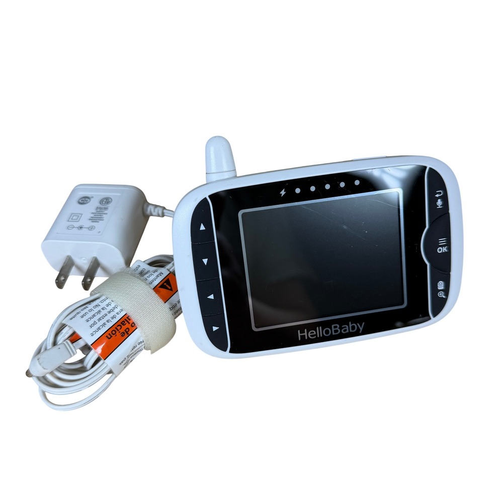 HelloBaby HB65RX Replacement Monitor Screen Display Parent Unit w/ Power Supply‎